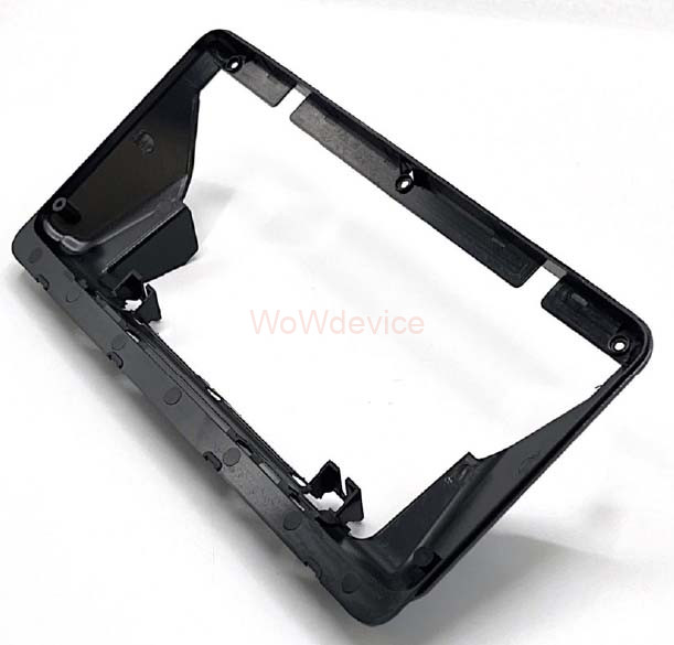 Рамка магнитолы 10.2" (цв.Глянцевый Черный) для VOLKSWAGEN Polo 2020+ / SKODA Rapid 2021+