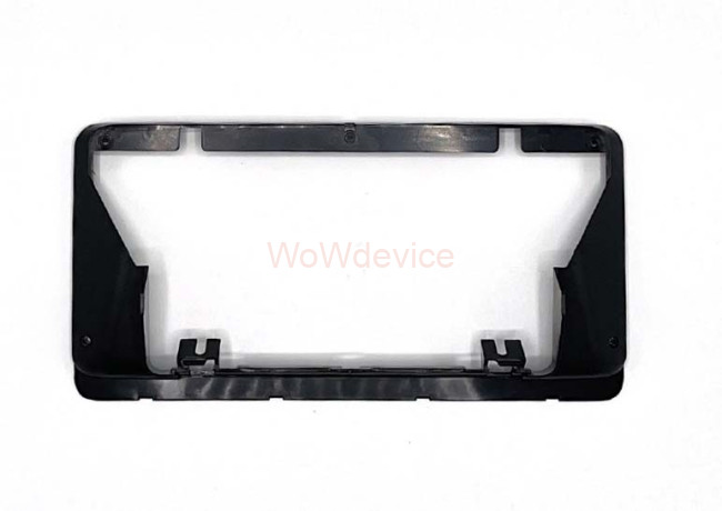 Рамка магнитолы 10.2" (цв.Глянцевый Черный) для VOLKSWAGEN Polo 2020+ / SKODA Rapid 2021+