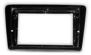 Рамка магнитолы 9.0" (цв.Глянцевый Черный) для VOLKSWAGEN Santana 2012+