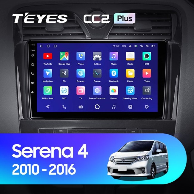Штатная магнитола Teyes CC2 Plus 4/64 Nissan Serena 4 C26 (2010-2016)