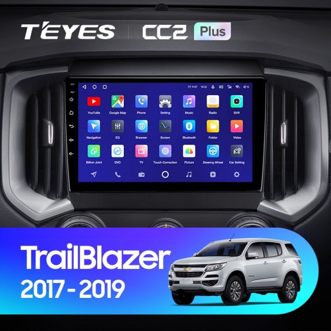 Штатная магнитола Teyes CC2 Plus 6/128 Chevrolet TrailBlazer (2017-2019)