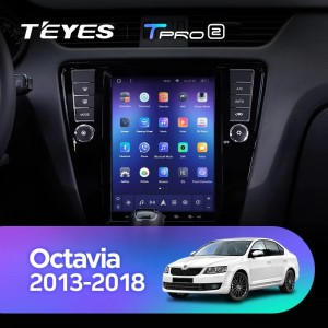 Штатная магнитола Tesla style Teyes TPRO 2 3/32 Skoda Octavia 3 A7 (2013-2018) Тип-В
