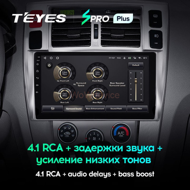 Штатная магнитола Teyes SPRO Plus 6/128 Hyundai Tucson 1 (2004-2009)