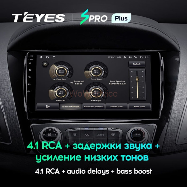 Штатная магнитола Teyes SPRO Plus 4/32 JAC Refine S5 (2013-2019)