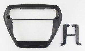 Рамка магнитолы 9.0" (цв.Черный) для FORD Escort 2014+