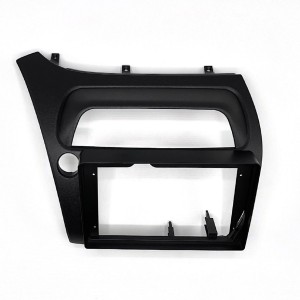 Рамка магнитолы 9.0" (цв.Черный) для HONDA Civic Hatchback 2006-2011 Левый руль
