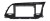 Рамка магнитолы 9.0" (цв.Черный) для HYUNDAI Elantra (AD) 2016-2018, Avante 2015-2018 Левый руль