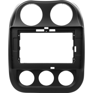 Рамка магнитолы 10.2" (цв.Черный) для JEEP Compass 2011-2016; Patriot 2011-2017
