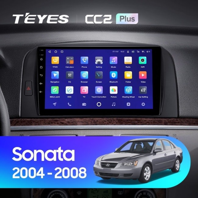Штатная магнитола Teyes CC2 Plus 3/32 Hyundai Sonata NF (2004-2008)