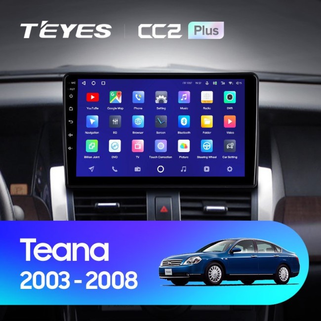Штатная магнитола Teyes CC2 Plus 4/64 Nissan Teana J31 (2003-2008)