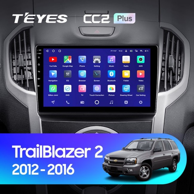 Штатная магнитола Teyes CC2 Plus 6/128 Chevrolet TrailBlazer 2 (2012-2015)