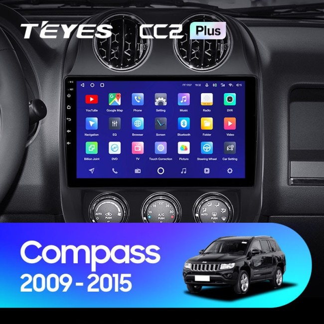 Штатная магнитола Teyes CC2L Plus 2/32 Jeep Compass 1 MK (2009-2015)
