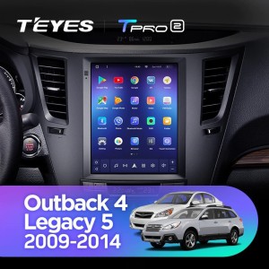 Штатная магнитола Tesla style Teyes TPRO 2 3/32 Subaru Outback 4 BR Legacy 5 2009-2014