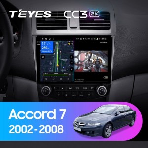 Штатная магнитола Teyes CC3 2K 360 6/128 Honda Accord 7 (2005-2008)