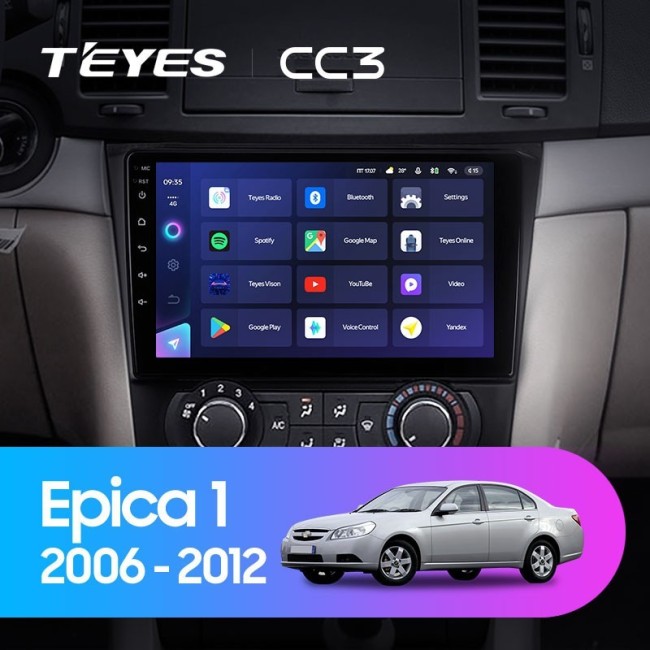 Штатная магнитола Teyes CC3 6/128 Chevrolet Epica 1 (2006-2012)