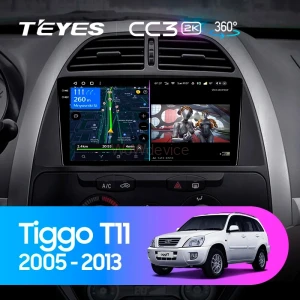 Штатная магнитола Teyes CC3 2K 360 6/128 Chery Tiggo T11 1 (2005-2013)