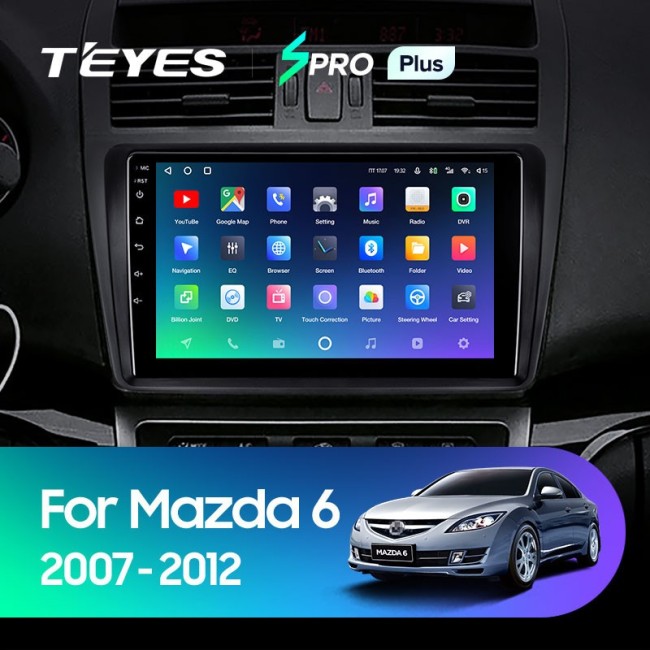 Штатная магнитола Teyes SPRO Plus 3/32 Mazda 6 2 GH (2007-2012)