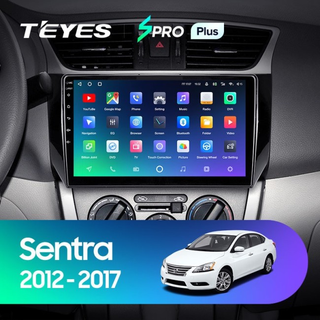 Штатная магнитола Teyes SPRO Plus 6/128 Nissan Sentra B17 (2012-2017)