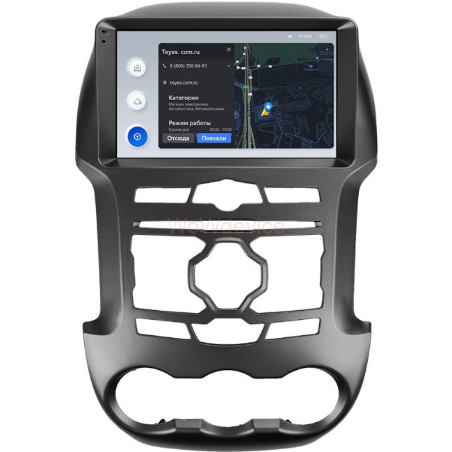 Штатная магнитола Teyes X1 4G 2/32 Ford Ranger (2011-2016) (F2)