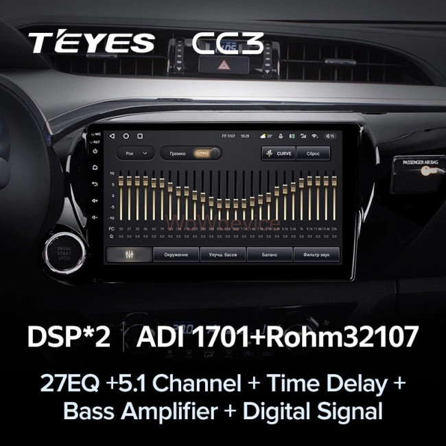 Штатная магнитола Teyes CC3 360 6/128 Toyota Hilux Pick Up (2015-2020) Штатная магнитола Teyes CC3 360 6/128 Toyota Hilux Pick Up (2015-2020)