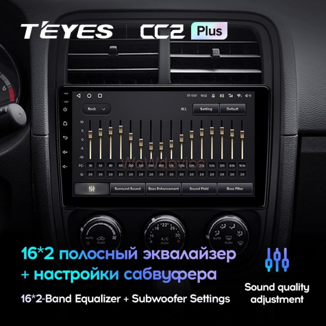 Штатная магнитола Teyes CC2L Plus 2/32 Dodge Caliber PM (2009-2013)