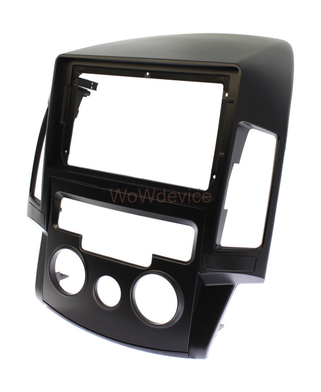 Рамка магнитолы 9.0" (цв.Черный) для HYUNDAI i-30 (FD) 2008-2011 Левый руль / Кондиционер