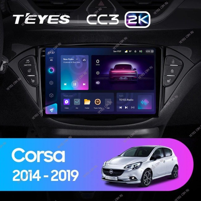 Штатная магнитола Teyes CC3 2K 3/32 Opel Corsa (2014-2019)