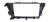 Рамка магнитолы 9.0" (цв.Черный) для TOYOTA Prius 2013+ Левый руль