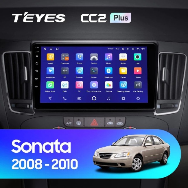 Штатная магнитола Teyes CC2L Plus 2/32 Hyundai Sonata NF (2008-2010) F1