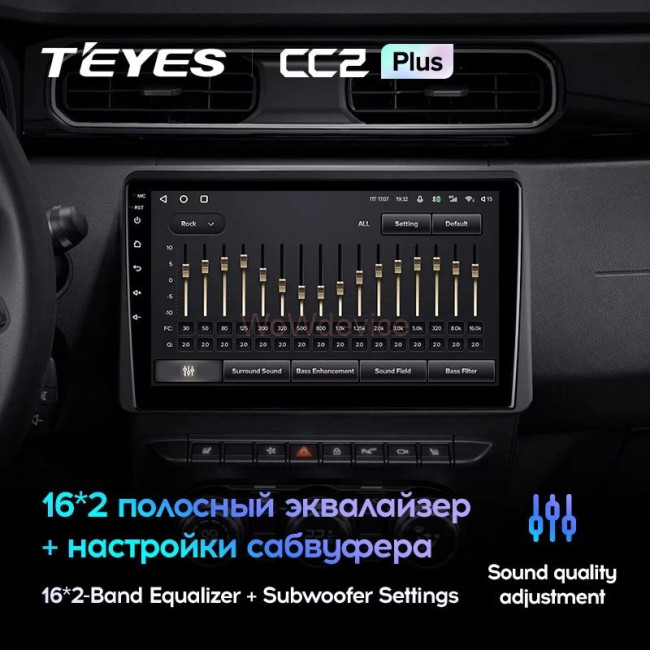 Штатная магнитола Teyes CC2 Plus 6/128 Renault Arkana 2019+ F1 Штатная магнитола Teyes CC2 Plus 6/128 Renault Arkana 2019+ F1