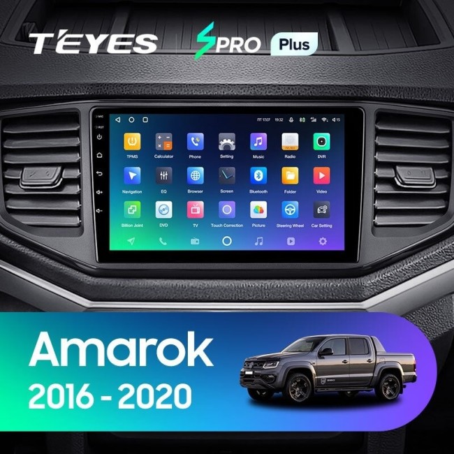 Штатная магнитола Teyes SPRO Plus 3/32 Volkswagen Amarok 1 (2016-2020)