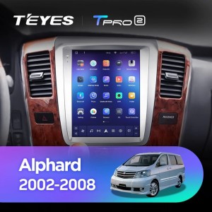 Штатная магнитола Tesla style Teyes TPRO 2 3/32 Toyota Alphard 1 H10 (2002-2005) F1