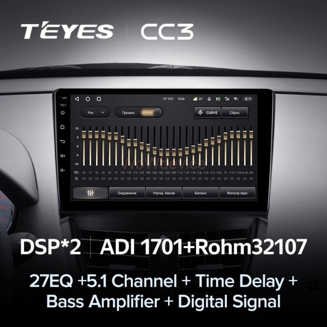 Штатная магнитола Teyes CC3 6/128 Peugeot 207 (2006-2015)