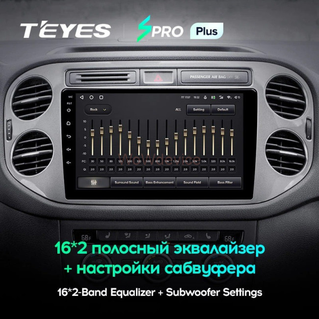 Штатная магнитола Teyes SPRO Plus 3/32 Volkswagen Tiguan 1 NF (2006-2017) F1