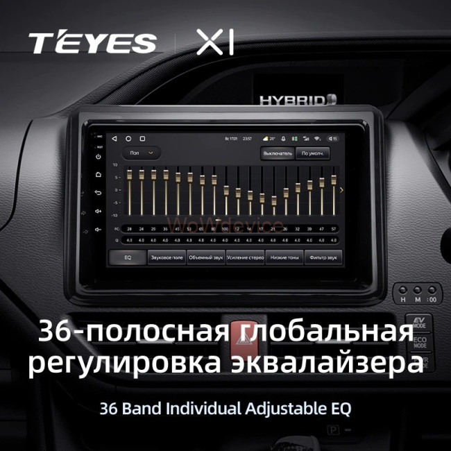 Штатная магнитола Teyes X1 4G 2/32 Toyota Noah R80 (2014-2020)