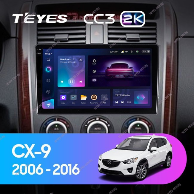 Штатная магнитола Teyes CC3 2K 3/32 Mazda CX-9 TB (2006-2016)