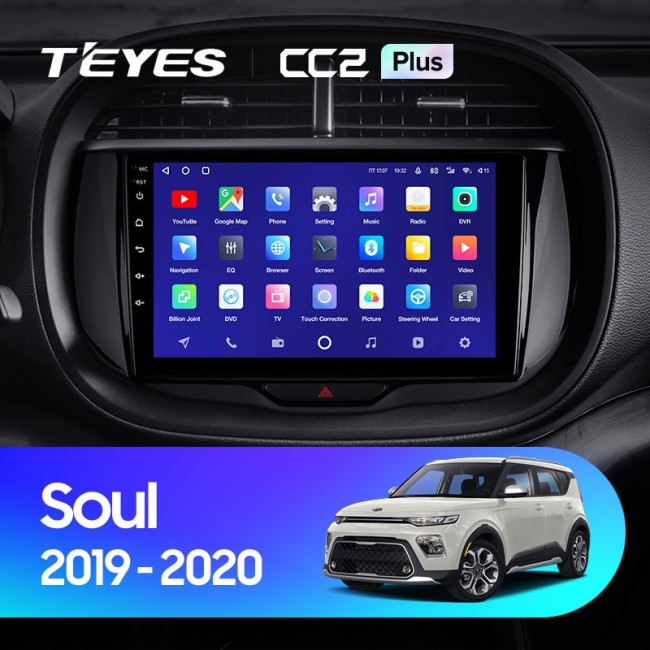 Штатная магнитола Teyes CC2 Plus 6/128 Kia Soul (2019-2020)
