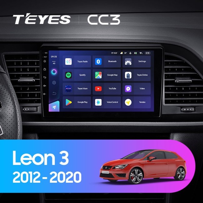 Штатная магнитола Teyes CC3 3/32 Seat Leon 3 (2012-2020)