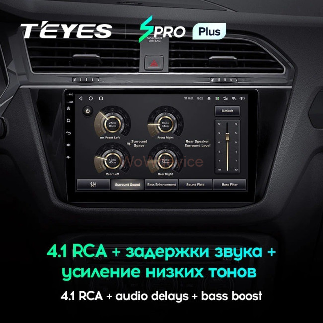 Штатная магнитола Teyes SPRO Plus 3/32 Volkswagen Tiguan 2 (2016-2018) Тип-A