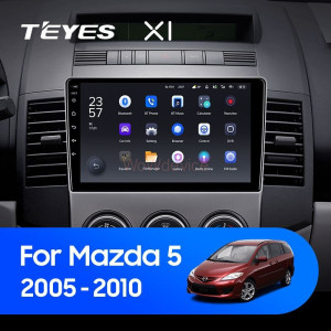 Штатная магнитола Teyes X1 4G 2/32 Mazda 5 2 CR (2005-2010)