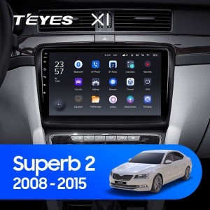 Штатная магнитола Teyes X1 4G 2/32 Skoda Superb (2008-2013)