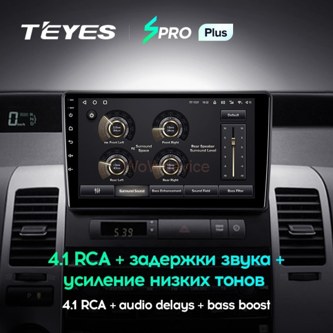 Штатная магнитола Teyes SPRO Plus 4/32 Toyota Prius XW20 II (2003-2011) F2