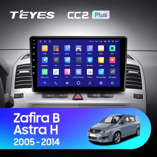 Штатная магнитола Teyes CC2 Plus 3/32 Opel Astra H (2004-2014) F3