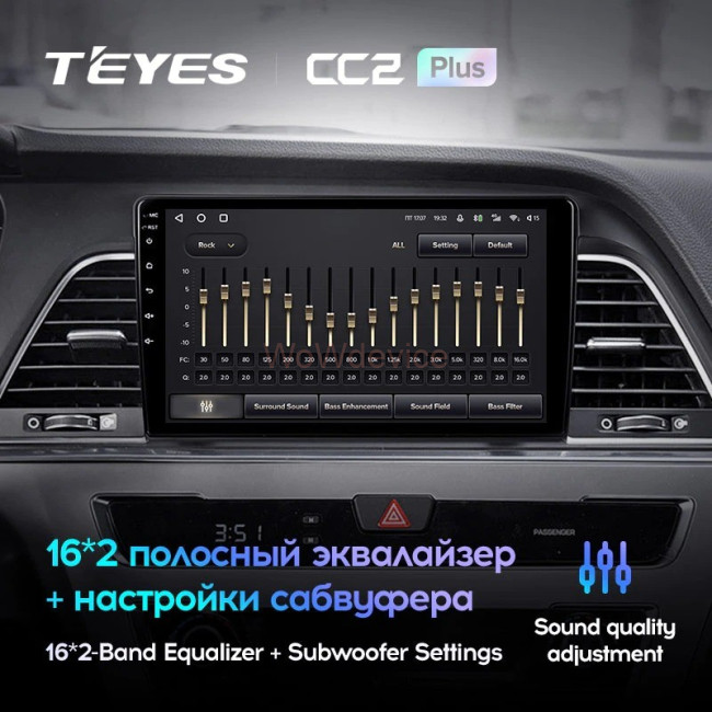 Штатная магнитола Teyes CC2 Plus 3/32 Hyundai Sonata 7 LF (2014-2017) Тип-B