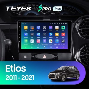 Штатная магнитола Teyes SPRO Plus 4/64 Toyota Etios (2011-2021)