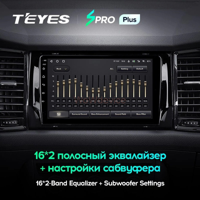 Штатная магнитола Teyes SPRO Plus 6/128 Skoda Karoq (2017-2022) Тип-B