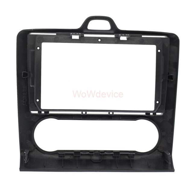 Рамка магнитолы 9.0" (цв.Серебро) для FORD Focus 2005-2011 Климат Рамка магнитолы 9.0" (цв.Серебро) для FORD Focus 2005-2011 Климат