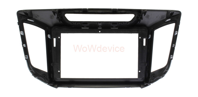 Рамка магнитолы 9.0" (цв.Черный и Серебристый) для HYUNDAI Creta 2015+; iX-25 2014+ Рамка магнитолы 9.0" (цв.Черный и Серебристый) для HYUNDAI Creta 2015+; iX-25 2014+