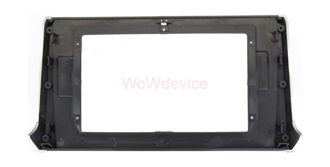 Рамка магнитолы 10.2" (цв.Глянцевый Черный / Серебристый) для TOYOTA RAV4 2019+ Левый руль Рамка магнитолы 10.2" (цв.Глянцевый Черный / Серебристый) для TOYOTA RAV4 2019+ Левый руль