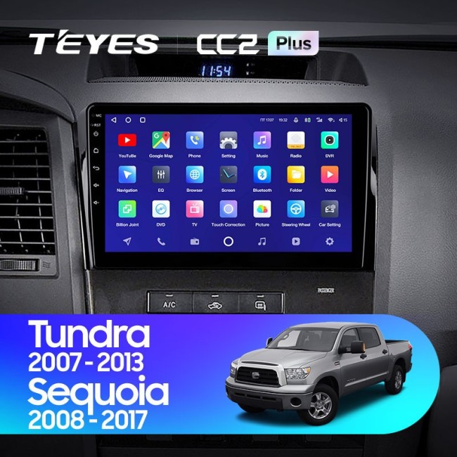 Штатная магнитола Teyes CC2 Plus 6/128 Toyota Tundra XK50 (2007-2013)